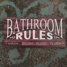 Bathroom rules sign - £9.79 GBP