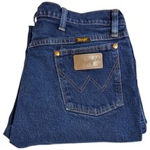 Wrangler Jeans Mens 38x32 Blue Medium Wash Denim Y2k (Measures 36x32) Co... - $34.65