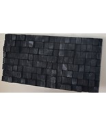Handmade Burnt Wood Wall Mosaic – Modern Eco-Friendly Wall Art - $2,039.26 MXN
