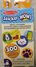 NEW Melissa &amp; Doug Sticker Wow Dogs 300 Stickers Refill Pack Lot Of 2 Un... - $18.32