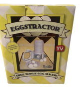 Eggstractor Peel Hard Boiled Eggs Instantly Egg Tool Peeler w/ Bonus Egg... - £23.16 GBP