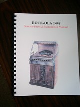 Rock-ola 1448 Jukebox Service Parts Installation Manual     20% less tha... - $546.91 MXN