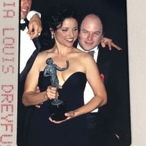 1995 Julia Louis Dreyfus &amp; Jason Alexander Photo Transparency Slide 35mm - $9.49