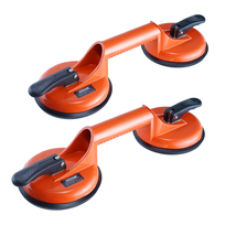 VEVOR Glass Suction Cup, 4.7" 2 Pack 330 lbs Load Capacity, Aluminum Handle - $23.26