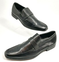 Perry Ellis Mens Leonardo Ultra Foam Oxford Slip-On Shoes Size US 10.5  - Black - £19.68 GBP
