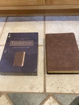 NASB Thompson Chain-Reference Bible Leathersoft Brown Red Letter 1977 Te... - $55.19