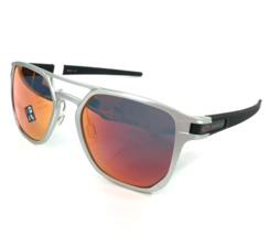 Oakley Sunglasses Latch Alpha OO4128-0253 Matte Silver w/ Torch Iridium Lenses - £121.67 GBP