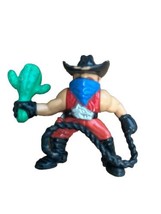 Fisher Price Great Adventure Western Cowboy Robber Bandit Cactus Whip Figure - £7.22 GBP