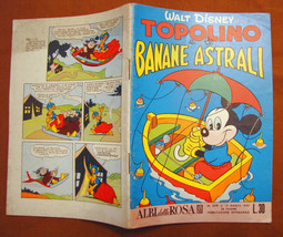 Walt Disney Albi della Rosa #279 Mickey and the Astral Bananas March 13, 1960... - £11.83 GBP