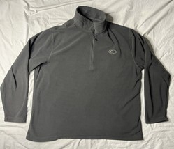 Drake Clothing Company Fleece Pullover Men’s 2XL Gray Long Sleeve Zip Ja... - $30.00