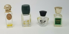 Lancome Jean Coutuier Paris Vintage Set of 4 Miniature Perfume Bottles - £12.14 GBP