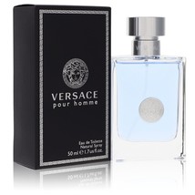 Versace Pour Homme Cologne By Versace Eau De Toilette Spray 1.7 oz - £43.31 GBP