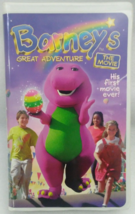 VHS Barney - Barneys Great Adventure: The Movie (VHS, 1998, PolyGram, Clamshell) - £8.78 GBP