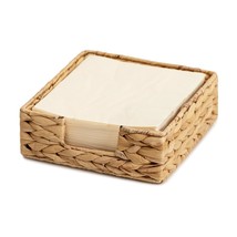 Water Hyacinth Napkin Holder, Wicker Baskets And Serving Tray For Kitchen, Ratta - £20.77 GBP