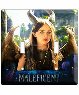 YOUNG MALEFICENT W HORNS WINGS DOUBLE LIGHT SWITCH WALL PLATE GIRLS PLAY... - $16.45 CAD