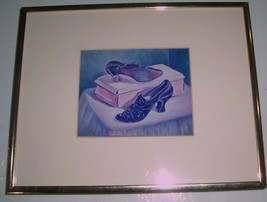 1997 Signed Photographic Art of Original Piece "Shoes" Display by J.Krencik - $142.89
