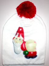 Mooning Pants Down Santa Winter Hat Beanie Accessory To Ugly Christmas Sweater - £19.41 GBP