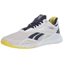 Reebok Women&#39;s Nano X Cross Trainer FV6766 Grey/Navy/Chartreuse Size 9.5M - £71.34 GBP