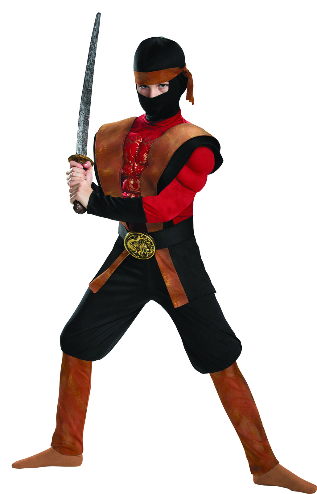 Primary image for Ninja Warrior Muscle Costume, Large (10-12)