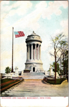 Vtg Postcard Soldiers and Sailors Monument New York, Undivided Back - £5.76 GBP