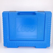 Lego Blue Hard Shell Case Only 14 x 10 x 4 Plastic Storage Vintage 1984 - $14.84