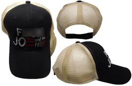 F Joe and the H Black Cotton With Khaki Mesh Back Adjustable Embroidered Cap Hat - £13.32 GBP