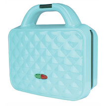 Brentwood Couture Purse Non-Stick Dual Waffle Maker in Blue with Indicator Li... - £48.45 GBP