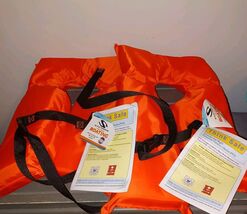 Stearns 2-Pack Type II Life Jacket Vest Adult 90 Lb+ Coast Guard Approve... - $25.00