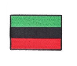 AFRICAN COLORS FLAG 3&quot; x 2&quot; iron on patch (1524) Biker Vest (C41) - £4.88 GBP