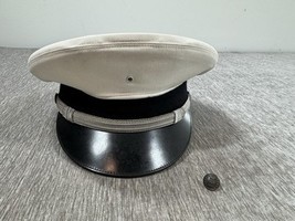 US Air Force White Cap Dress Vintage Uniform Hat Service Grade Devonshir... - $24.74