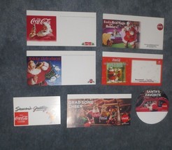 7 Coca-Cola Christmas Paper Shelf Talkers  Price Sheets   New - $1.73