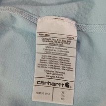 Carhartt Force T-Shirt Blue Short Sleeve Relaxed Pocket 104616 H51 Men's Size XL image 4
