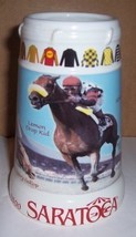 1999 Saratoga Leaders Jerry Baily Racetrack Stein - £17.70 GBP