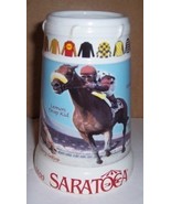 1999 SARATOGA LEADERS JERRY BAILY RACETRACK STEIN - $424.58 MXN