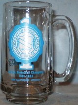 University of North Carolina Glass Mug NCAA Basketball Champions 1981-82 - £5.19 GBP