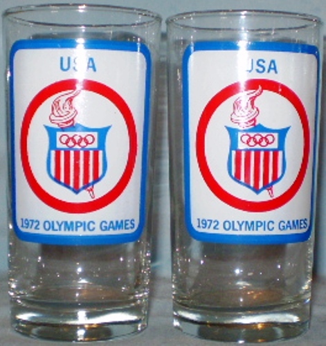 1972 West Germany Olympics USA Glasses - $10.00