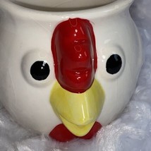 Vintage Egg White Separator Chicken Rooster Farm Life Lots Of Crazing Look Pics - £9.07 GBP