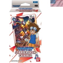 Exciting Digimon Card Game Starter Deck - Gaia Red for Thrilling Battles - $2,064.17 MXN