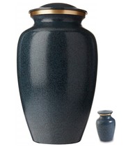 Classic Maus Granite Cremation Urn for Human Ashes with free Keepsake - £70.38 GBP