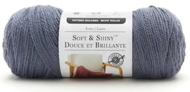 Loops & Threads Soft & Shiny Acrylic Yarn, Cadet Blue, 6 Oz., 311 Yards - £7.95 GBP