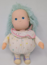 Vintage Goldberger Dolls Eegee Baby Plush Clown Rubber Head 1980s 80s Pastel - $25.75