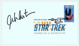William Shatner SIGNED USPS FDI First Day Issue Stamp Star Trek ~ Vulcan Salute - $148.49