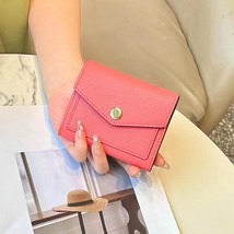 Wallets For Women Fashion Color Block Envelope Leather Women&#39;s Purse Portable T - £65.71 GBP