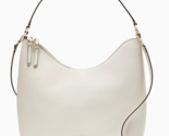 Kate Spade Zippy Large Shoulder Bag Parchment Leather K8140 NWT $449 Ret... - £134.16 GBP