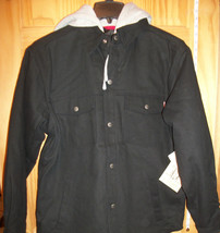 Fashion Gift Men Clothes Medium Craftsman Hood Duck Shirt Jacket Black W... - $85.49