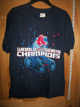 Baseball MLB Boy Clothes Large Boston Red Sox Youth 2007 Champs Base Bal... - $14.24