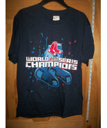 Baseball MLB Boy Clothes Large Boston Red Sox Youth 2007 Champs Base Bal... - £11.13 GBP