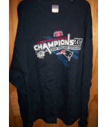 Football NFL Men Clothes 2XL New England Patriots T-Shirt 2007 AFC Champ... - $18.04