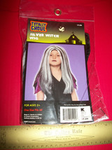 Silver Witch Wig Girl Accessory Prop Hallloween Costume Hairdo Fashion Holiday - £6.08 GBP