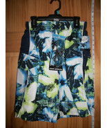 Joe Boxer Boy Clothes Large Swimwear Tropical Swim Trunks Goggles Bathin... - $18.99